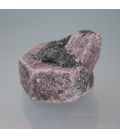 Gran macla de cristales naturales de Rubi con turmalina de India