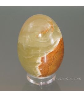 Calcita Ónix de Pakistán tallado en forma de huevo