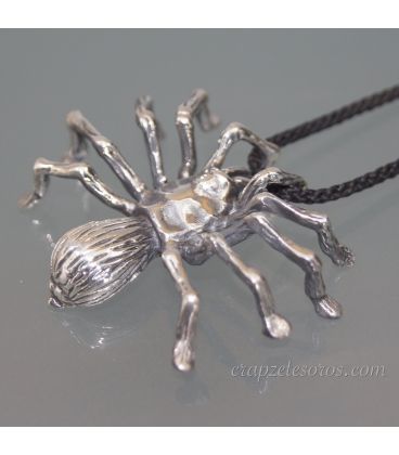 Gran Colgante Araña de plata de ley