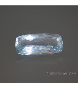 Aguamarina de Brasil azul faceta rectangular calidad gema de 4.53 quilates