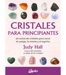 Cristales para principiantes. Cartas y Libro. Judy Hall