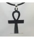 Colgante de cruz egipcia o Ankh en plata de ley 
