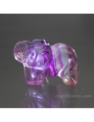 Elefante de Fluorita arcoiris