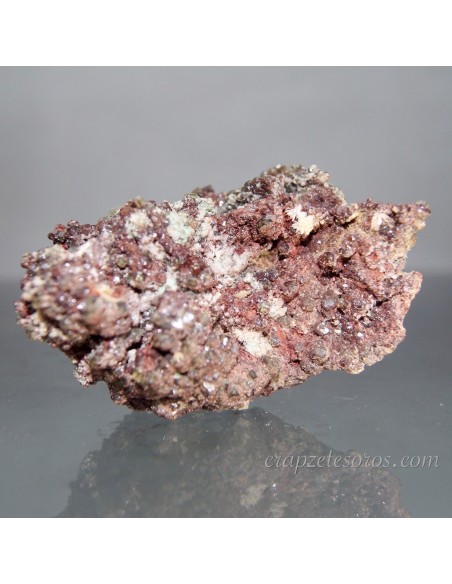 Drusa de Andradita cristalizada (Granate)