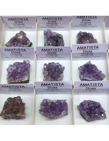 Amatista drusa en cajíta de colección