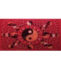 Ying Yang en tapiz de algodón de la India